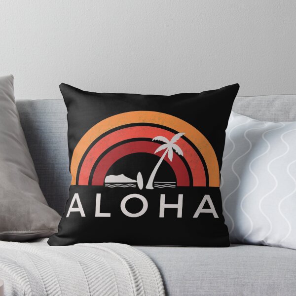 Item preview, Vintage Aloha Beach Palm Tree Hawaii Surf Hawaiian Tropical Design designed and sold by izmb.