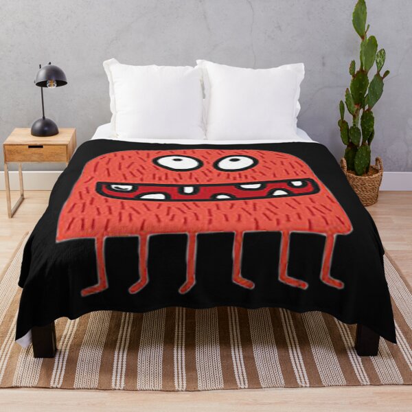Item preview, Jimmy the happy red monster, furry with 6 legs designed and sold by Nostrathomas66.