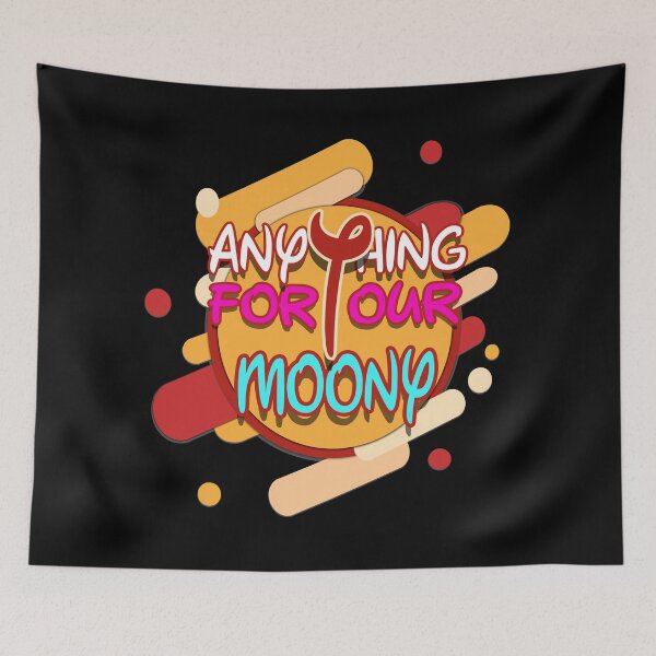 Item preview, anything for our moony,cute moon, colorful, cool, retro, vintage designed and sold by hakiseller.