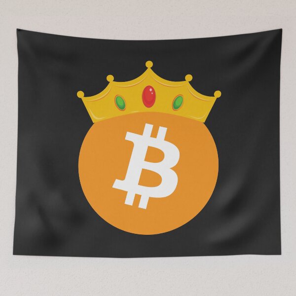 Item preview, King of the Cryptocurrency - Bitcoin designed and sold by AeroAstro.