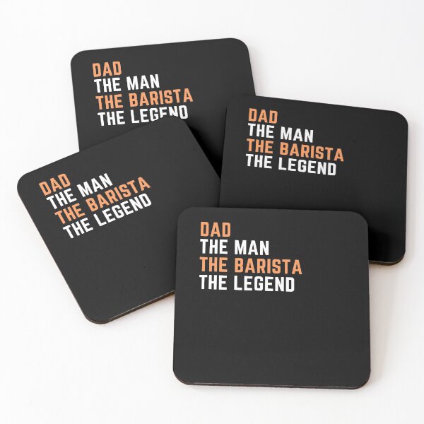 Item preview, Dad. barista. legend designed and sold by SnowballStep.