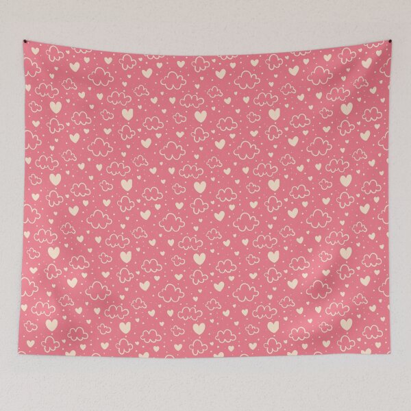 Item preview, Pink Hearts Pattern designed and sold by stickersworld31.