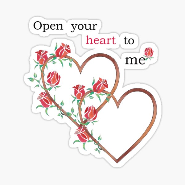 Item preview, roses around hearts  designed and sold by dynkadesign.