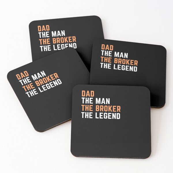 Item preview, Dad. broker. legend designed and sold by SnowballStep.
