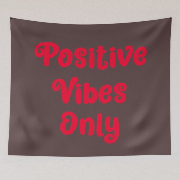 Item preview, positive vibes only designed and sold by LPDesignsUK.