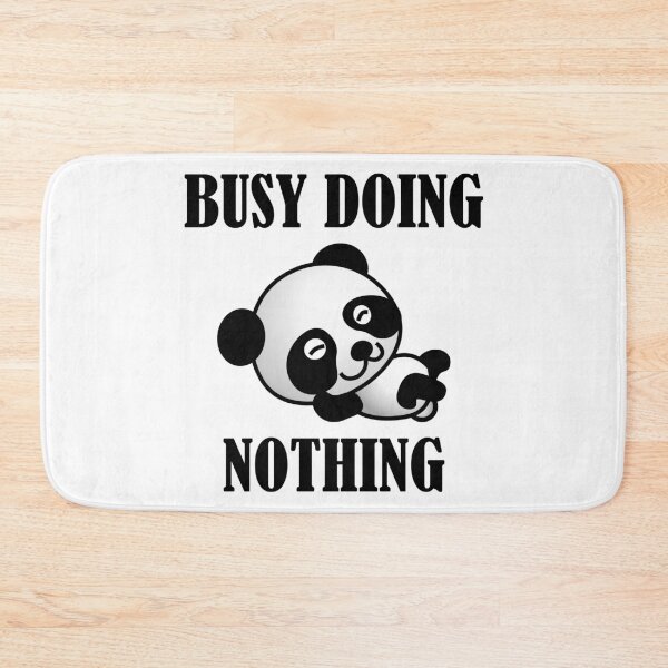 Item preview, Busy doing nothing panda designed and sold by odrito.
