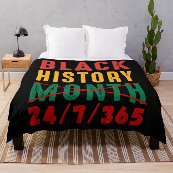 Item preview, Black History Month 24/7/365 24-7-365 designed and sold by RandomStuffShop.