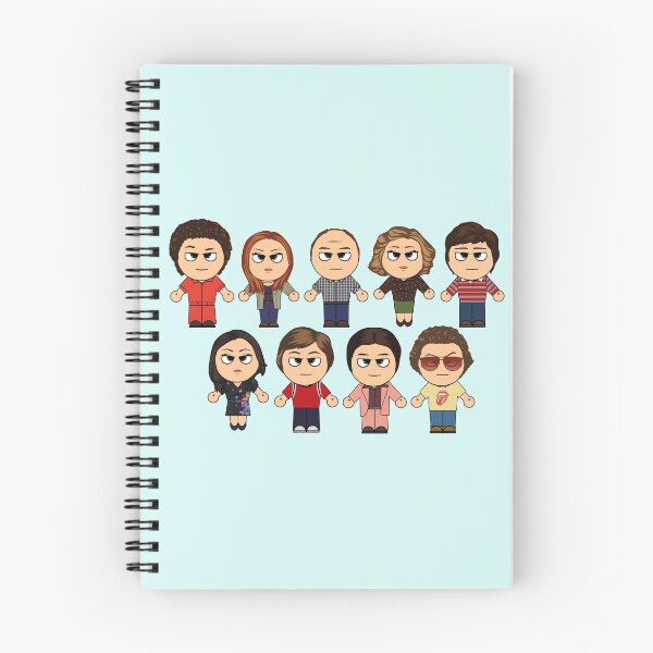 Item preview, THAT 70'S SHOW - MAIN CHARACTERS CHIBI - MANGA 70'S SHOW designed and sold by ptelling.