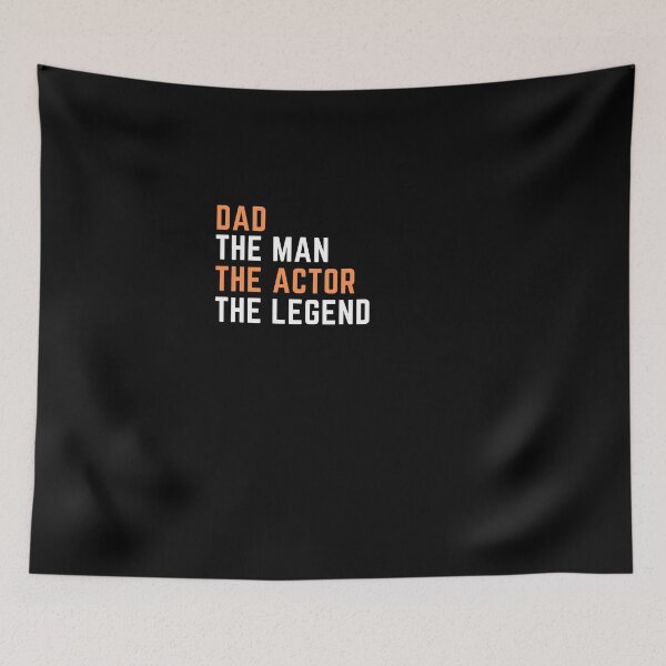 Item preview, Dad. actor. legend designed and sold by SnowballStep.