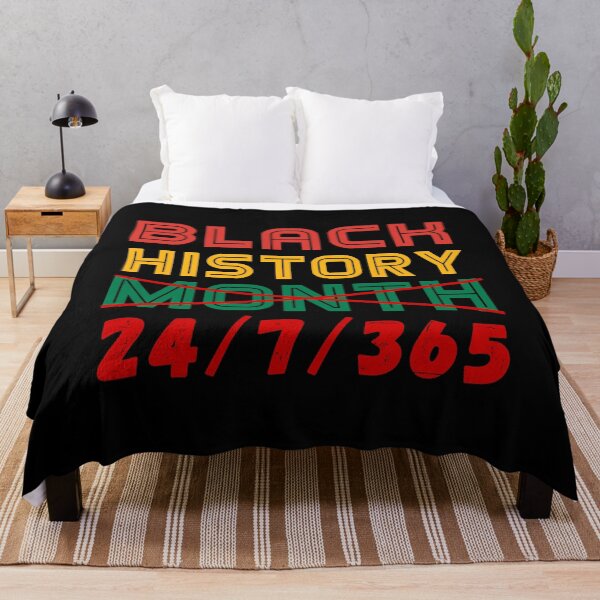 Item preview, Black History Month 24/7/365 24-7-365 designed and sold by RandomStuffShop.
