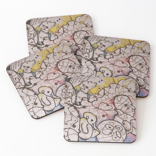 Item preview, Exploring Pareidolia #15 - Colorful Cartoon Abstract Illustration designed and sold by Cullen Siewert.