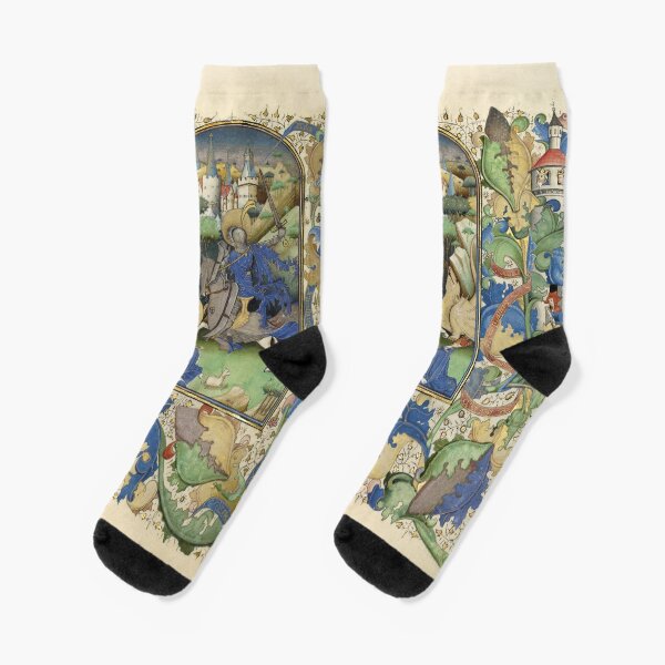 Artikel-Vorschau von Saint George und der Drache, designt und verkauft von MedievalRose.