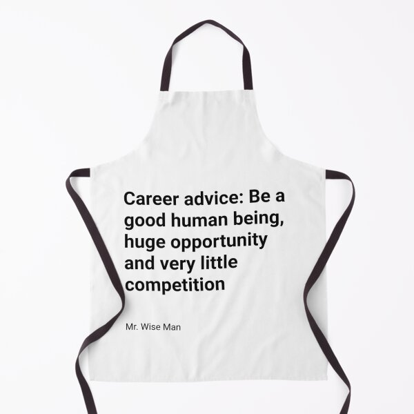 Item preview, Career advice, a good human being designed and sold by Smurfypixels.