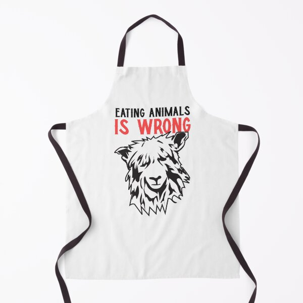 Item preview, Eating Animals Is Wrong designed and sold by curledup-cat.