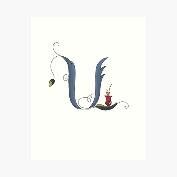 Western Armenian Alphabet Art Print