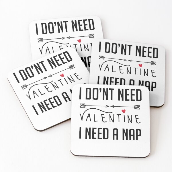 Item preview, Anti Valentine's day gift for single in valentine - I dont need valentine I need a nap designed and sold by oussama dif.