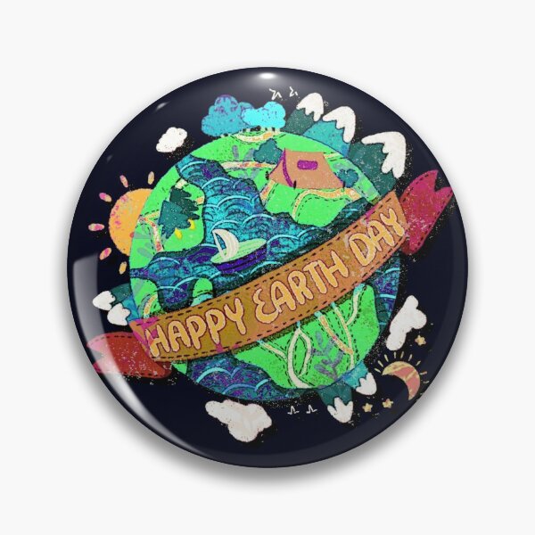 Item preview, Happy Earth Day - Distressed Effect designed and sold by Catawampus-Cat.