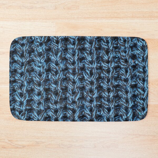Item preview, Soft Blue Fabric Wool Pattern designed and sold by HappinessWorld.