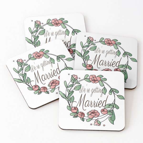 Item preview, Bride And Groom we're getting married designed and sold by Lactus.