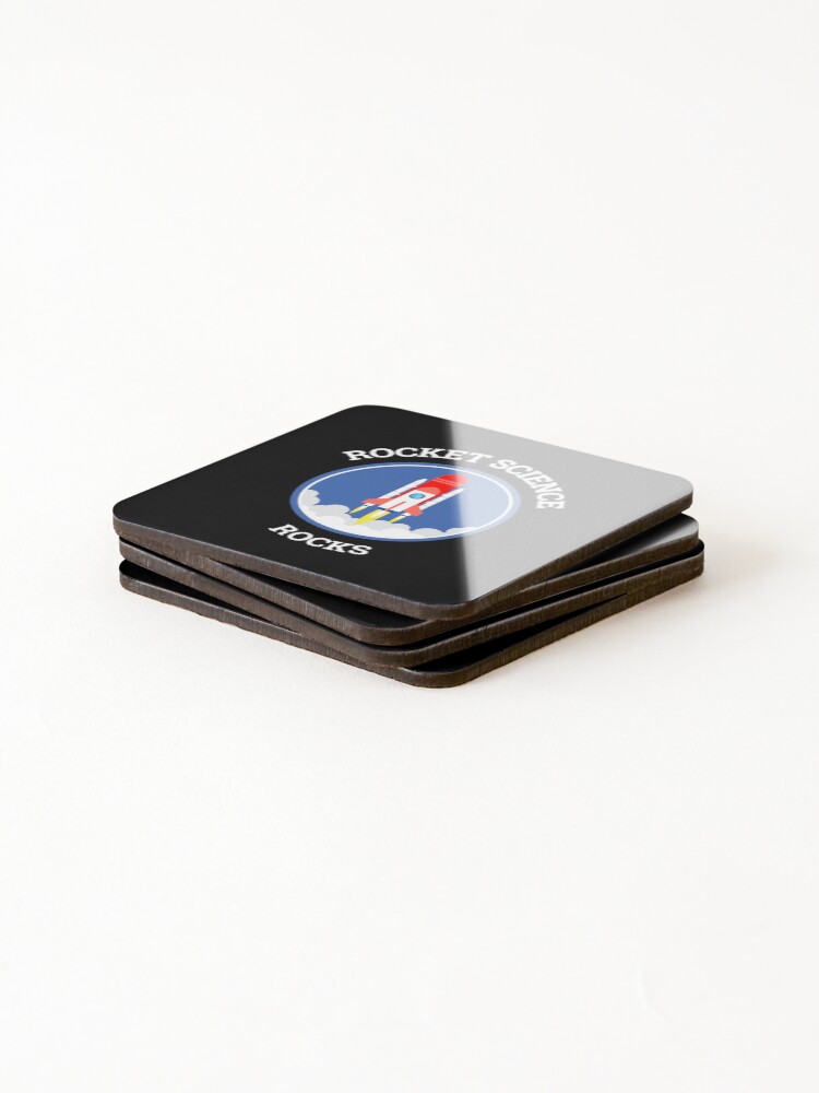 Thumbnail 4 of 5, Coasters (Set of 4), Rocket Science Rocks designed and sold by Alecs007.