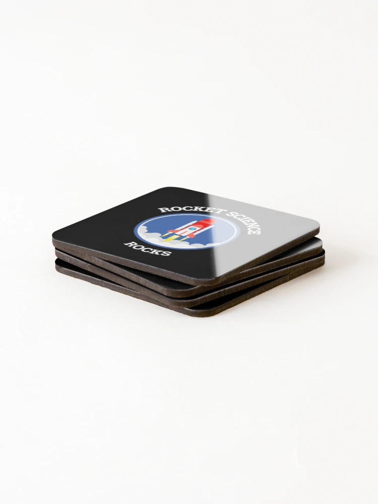 Thumbnail 4 of 5, Coasters (Set of 4), Rocket Science Rocks designed and sold by Pirlogea Alecs.