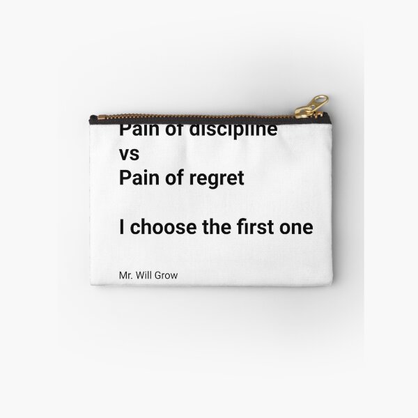 Item preview, Pain option: discipline or regrets designed and sold by Smurfypixels.