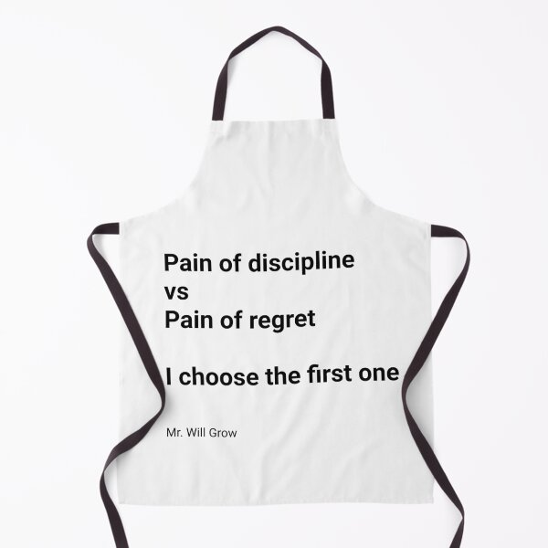 Item preview, Pain option: discipline or regrets designed and sold by Smurfypixels.