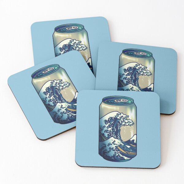Item preview, Hokusai's drink designed and sold by xeeru.