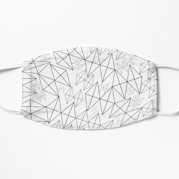 Mid-Century Modern Art | Abstract Diamonds 1.1 Flat Mask