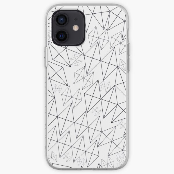 Mid-Century Modern Art | Abstract Diamonds 1.1 iPhone Soft Case