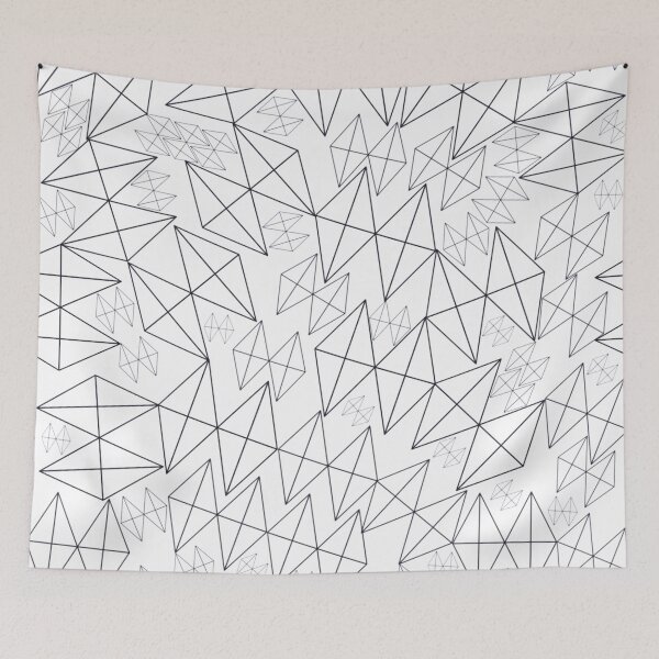 Item preview, Mid-Century Modern Art | Abstract Diamonds 1.1 designed and sold by Old Urban Farmhouse Design Studio.