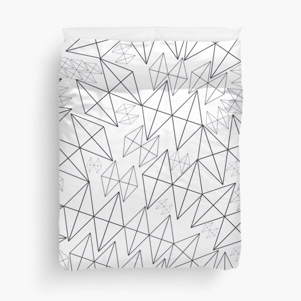 Mid-Century Modern Art | Abstract Diamonds 1.1 Duvet Cover