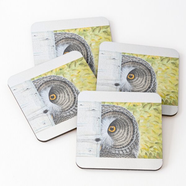 Item preview, Great Grey Owl designed and sold by AngelaStone-Art.