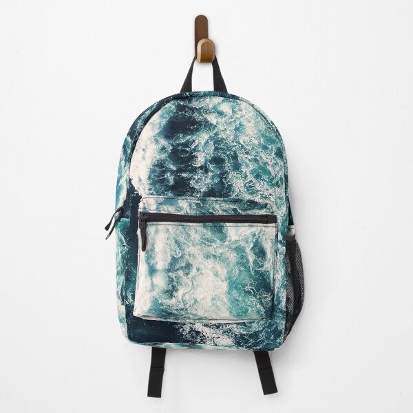 Item preview, stunning blue rough ocean water waves designed and sold by The Red Shop.