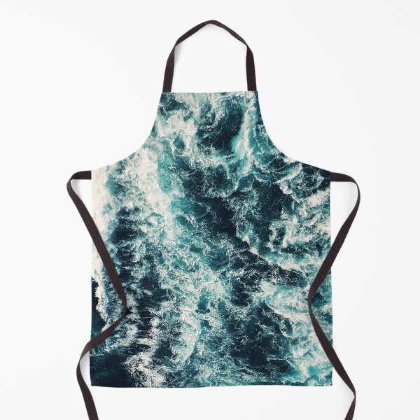 Item preview, stunning blue rough ocean water waves designed and sold by The Red Shop.