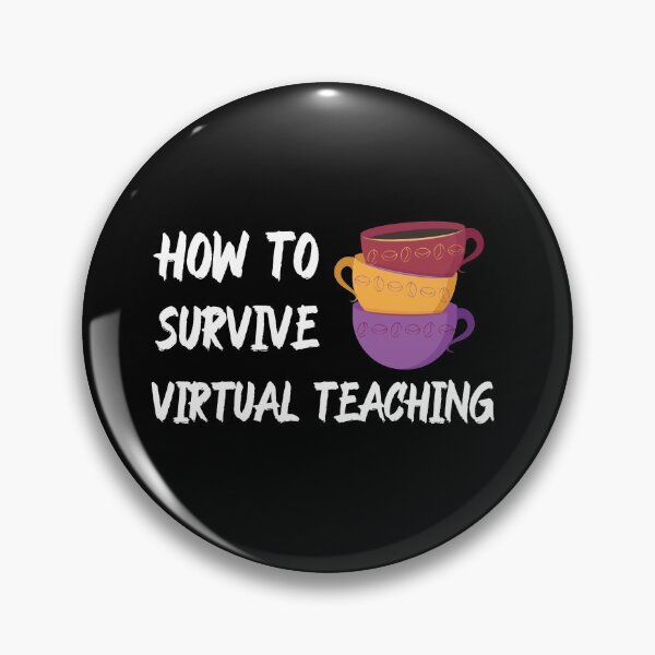 Item preview, How To Survive Virtual Teaching - Funny Coffee Lover Design designed and sold by Sansmalice.