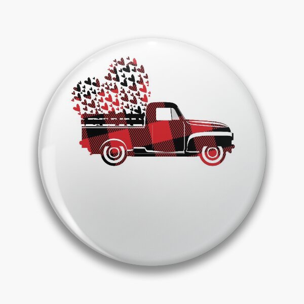 Item preview, Red plaid truck heart Valentine's -  heart of hearts Valentine's day gift for her or him designed and sold by oussama dif.