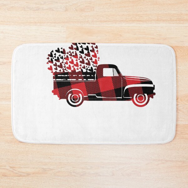 Item preview, Red plaid truck heart Valentine's -  heart of hearts Valentine's day gift for her or him designed and sold by oussama dif.