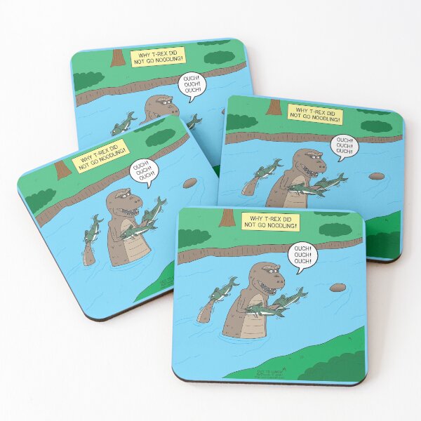 Item preview, T-Rex Noodling designed and sold by Out to Lunch Cartoons and More.