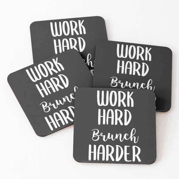 Item preview, Work Hard Brunch Harder Brunch Gift designed and sold by EricJP.