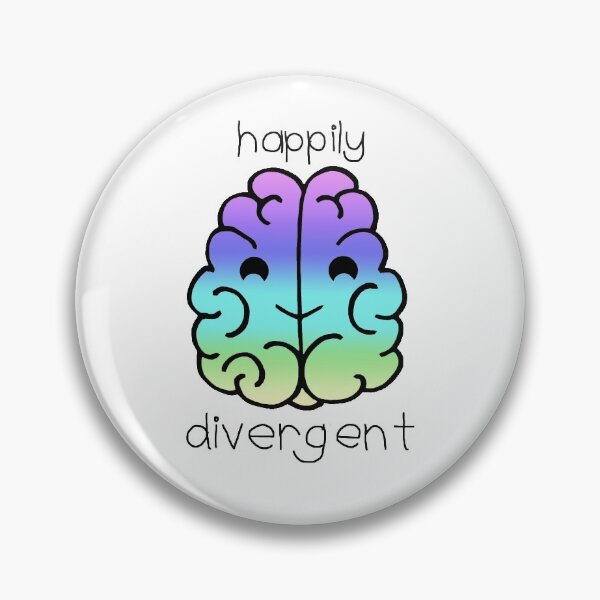 Happily Divergent Pin