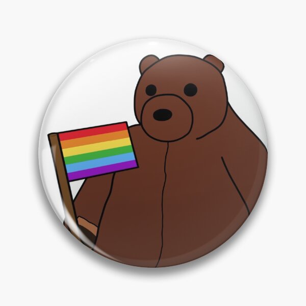 Item preview, Brown bear pride flag designed and sold by Lil-cat.