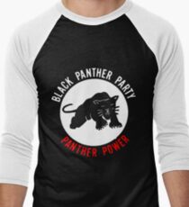 THE BLACK PANTHER PARTY Men's Baseball ¾ T-Shirt