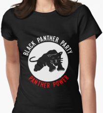 THE BLACK PANTHER PARTY Women's Fitted T-Shirt