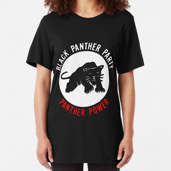 THE BLACK PANTHER PARTY Slim Fit T-Shirt