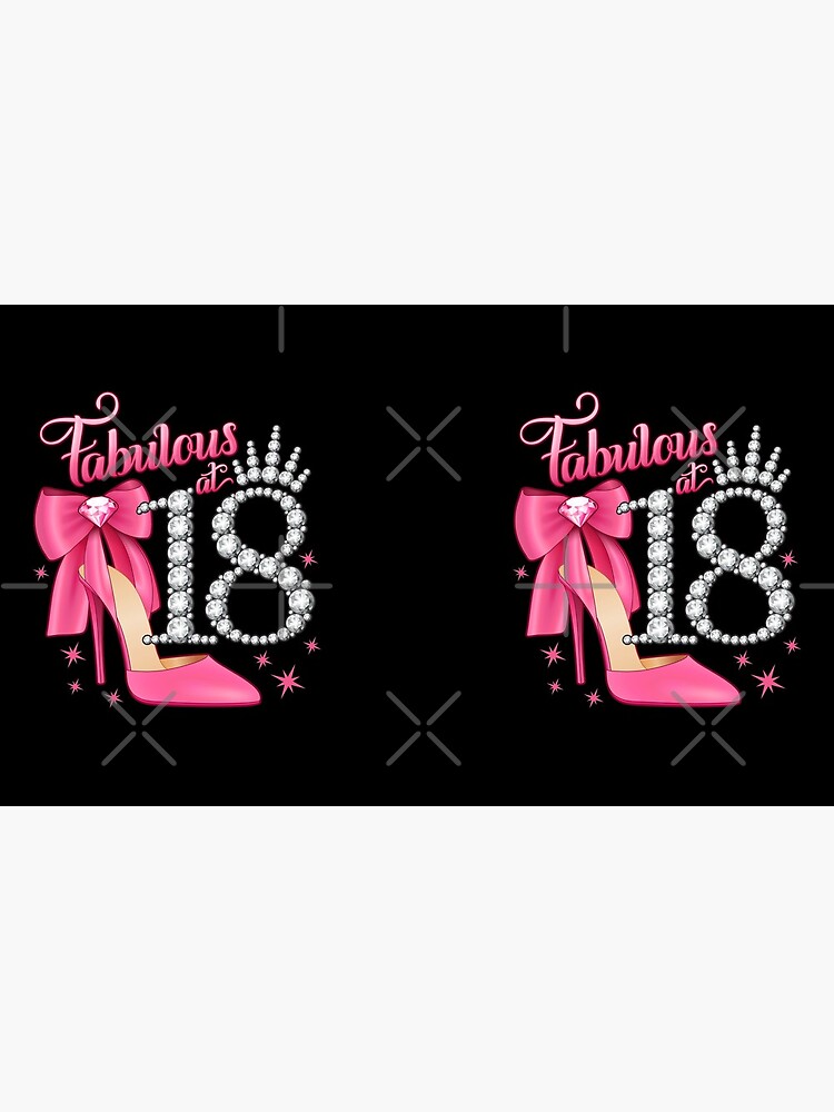 Pegatina for Sale con la obra «18 cumpleaños. Fabuloso a los 18 chicas,  chicas» de iclipart