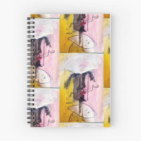 Item preview, Le Pâtissier-French Chef Baker Pastry Chef Painting designed and sold by RicciArts.