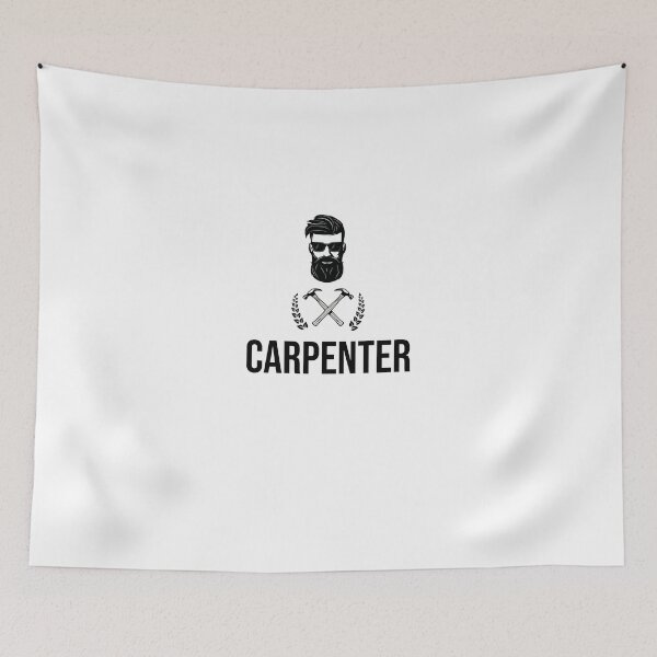 Item preview, Carpenter with Beard Bearded carpenter designed and sold by MerlinTea.