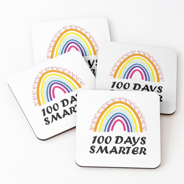 Item preview, 100th Day Of School Teacher 100 Days Smarter Rainbow, funny gift designed and sold by VAN-DESIGN.