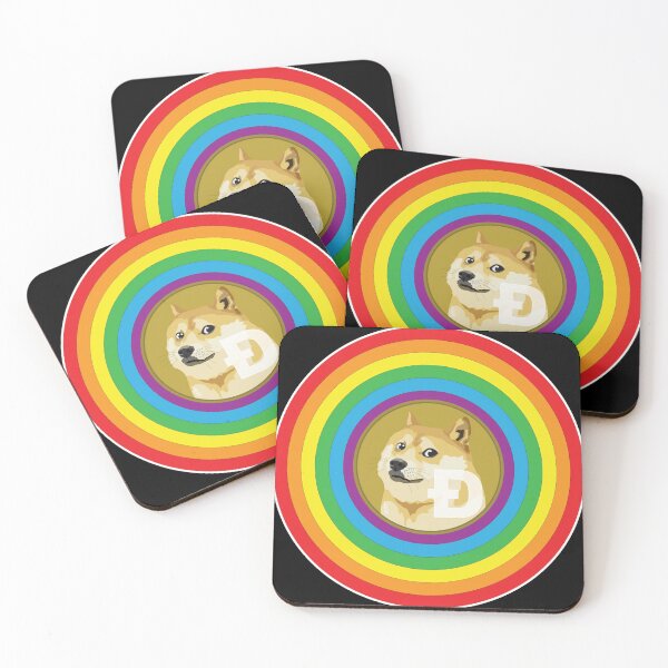Item preview, Dogecoin a la luna Cryptocurrency Doge Meme designed and sold by BubblePieces.
